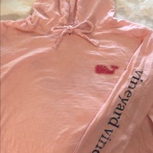 Women’s Vineyard Vines cotton t shirt hoodie